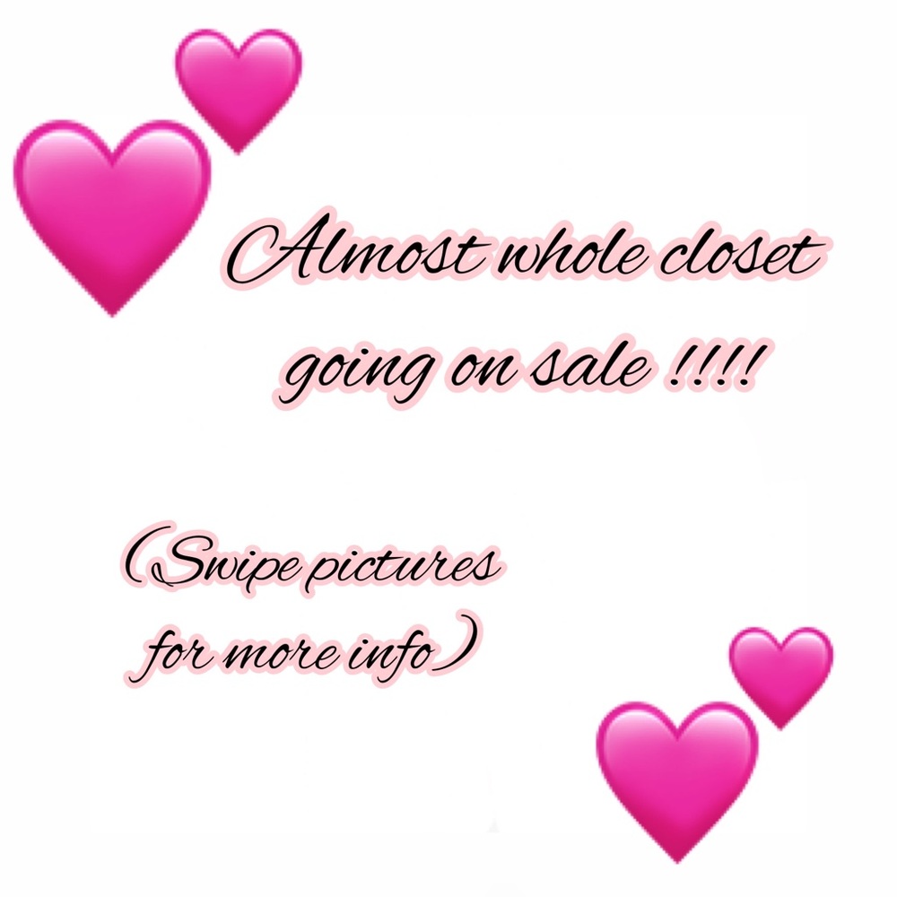 Closet Sale!!
